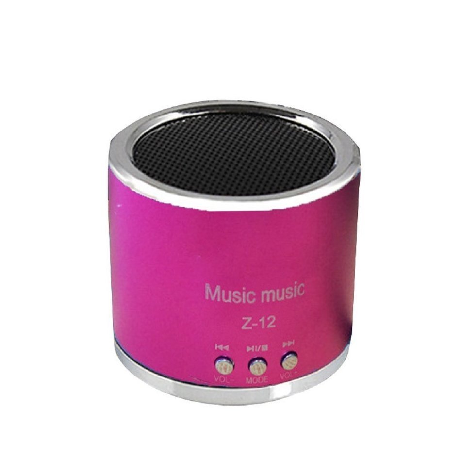 Coromose&reg; Wireless Portable Mini Speaker;FM Radio USB SD TF Card MP3 Player(Rose Red) N2