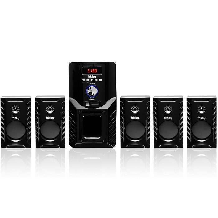 Frisby FS-5000BT 5.1 Surround Sound Home Theater Speakers System with Bluetooth USB/SD/AUX and Remote N8