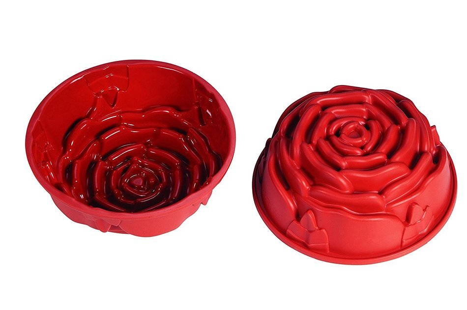 15 Cavity Pyramid Shape Non Stick Silicone Baking Mould, Ideal for Cake, Dessert, Ice Cream, Chocolate, Fondant... N16