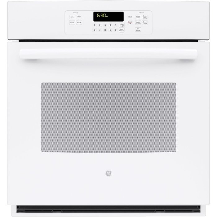 GE JK3000DFWW 27" White Electric Single Wall Oven
