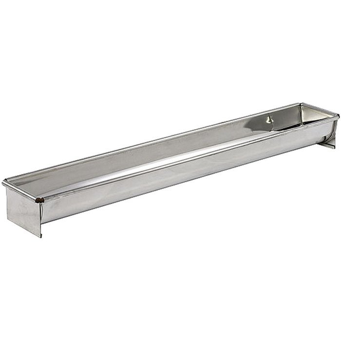 Matfer Bourgeat 19 3/4 Inch x 3 1/8 Inch Wide Buche Cake Mold Tin Plate