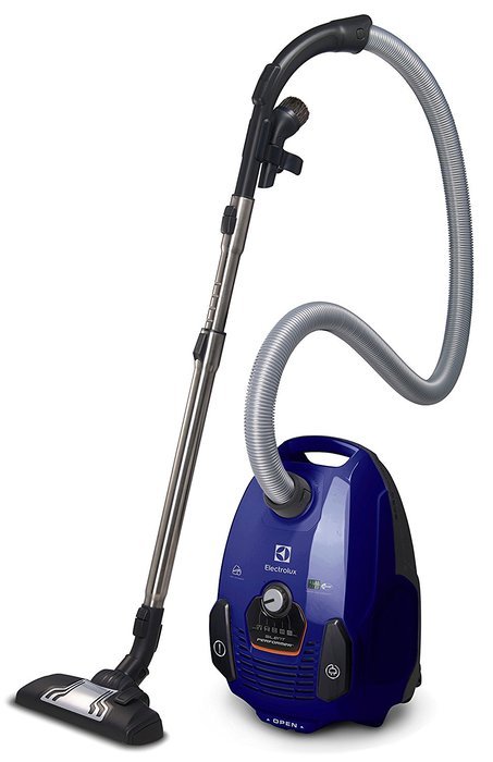 Electrolux EL4012A Silent Perfomer Bagged Canister With 3-In-1 Crevice Tool with Hepa Filter, Blue N6