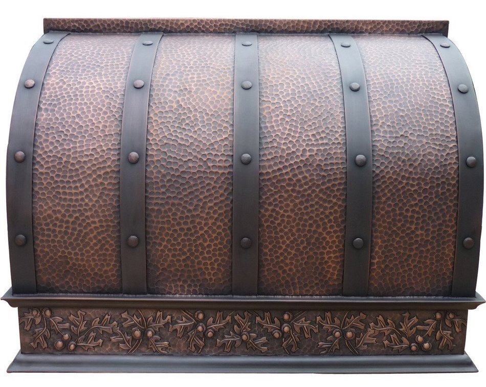 Copper Best H4 302422BS Range Hood in Copper with Easy Installed Liner N3