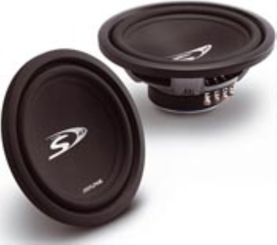 Alpine SWS-1023D 10" Subwoofer (2 Ohm+2 Ohm)