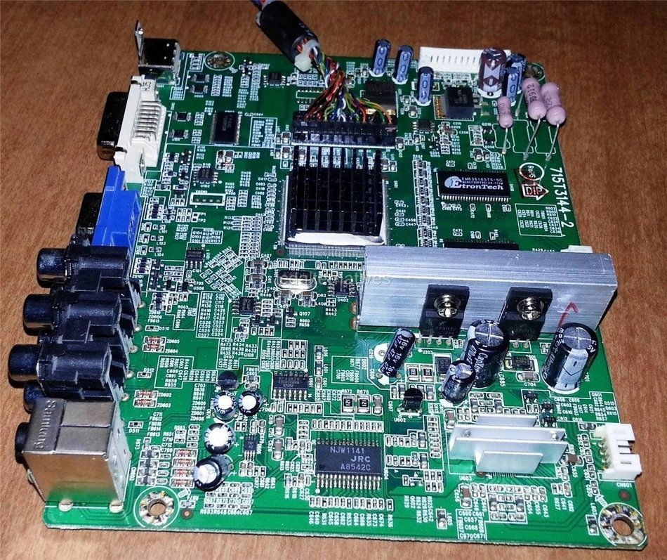 Asus VK266 LCD Monitor Repair Kit, Capacitors Only, Not the Entire Board N4