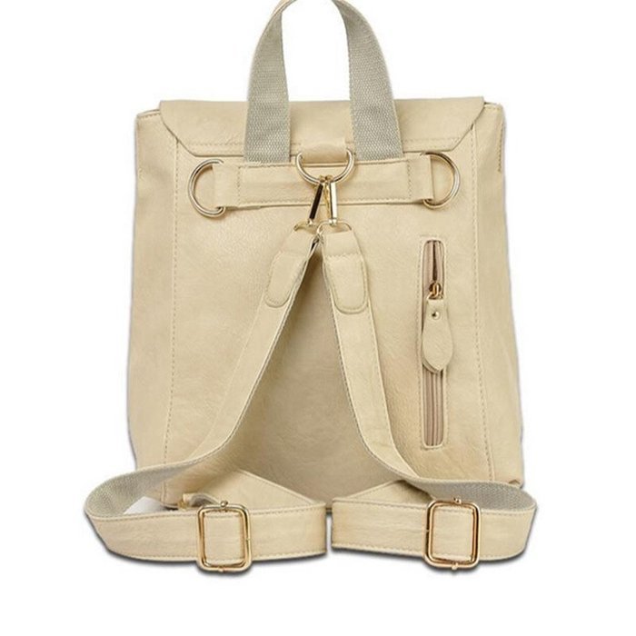 Phoneix New PU leather Vintage Women's Backpack School Bag N7