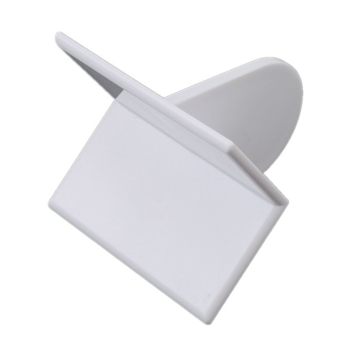 VWH 3pcs White Cake Right Angle Fillet Smooth Fondant Cake Screeding Tools N7