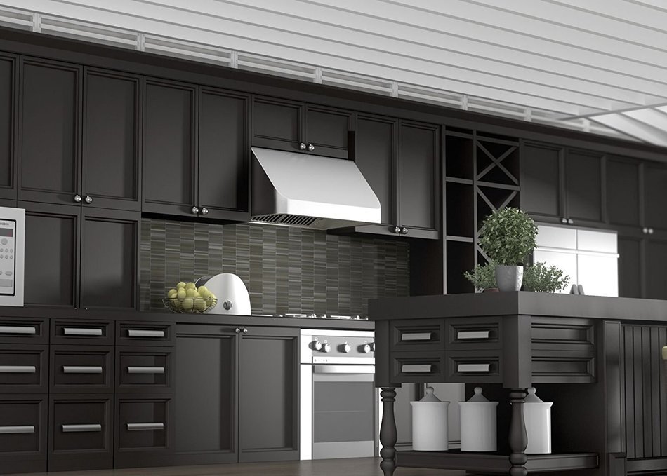 Z Line 488-30 1200 CFM Under Cabinet Range Hood, 30", Stainless Steel N6