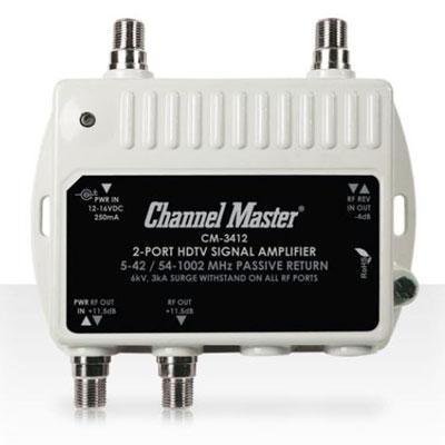 Brand New Channel Master Hdtv Distribution Amp 2 Port