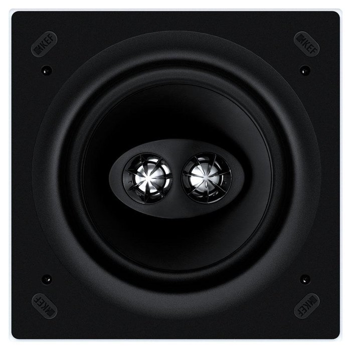 KEF CI160CSDS Square Dual Stereo In-Ceiling Architectural Loudspeaker (Single) N4