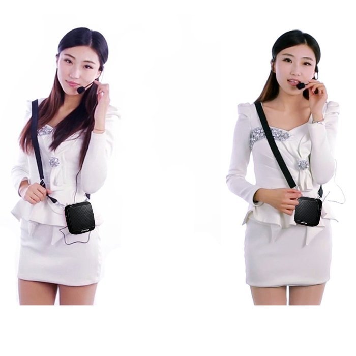 WinBridge WB003 High-Power 18W Portable PA Voice Amplifier with 7.4V/1200MAh Lithium Battery Suitable for Tour... N4