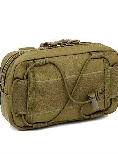 SB@Military Style Outdoor Sports Shoulder Bag-Handbag For 6 Inch Mobile Phone , brown N5