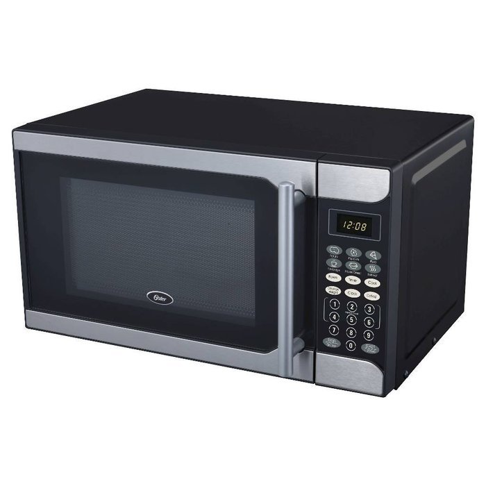 700 Watt Microwave Oven Oster 0.7 Cu. Ft. - Stainless Steel N3