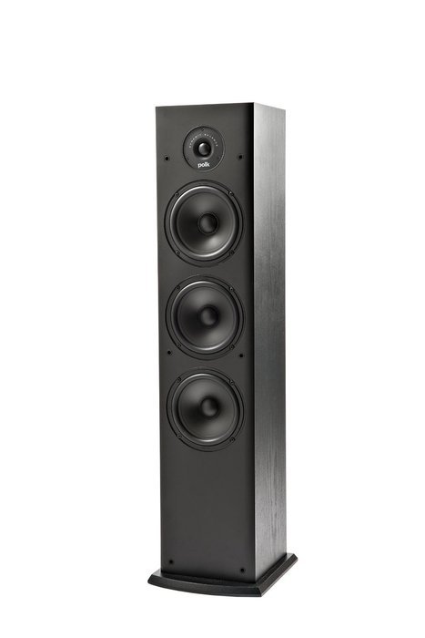 Polk Audio T50 Home Theater and Music Floor Standing Tower Speaker (Single, Black) N4