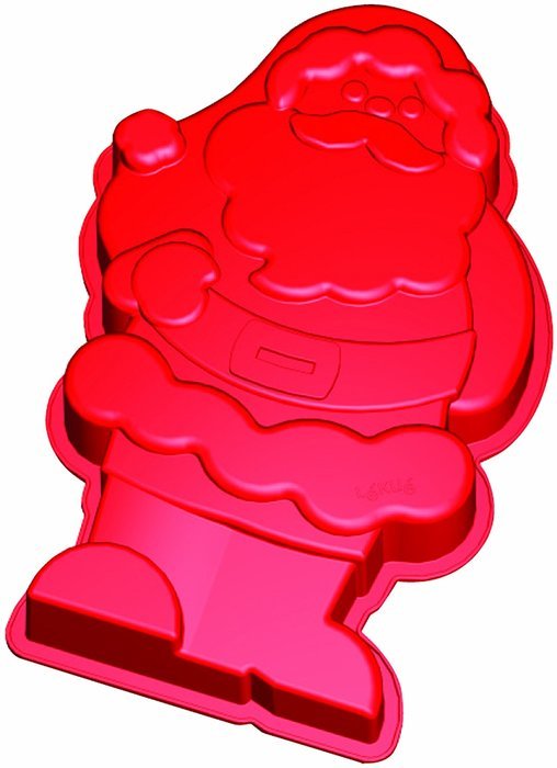 Lekue Santa Claus Cake Mold, Red N5