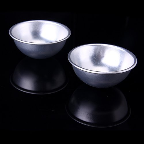 Sonline 2pcs 3-D Circle Pudding Cake Cookie Pastry Tin Mould N7