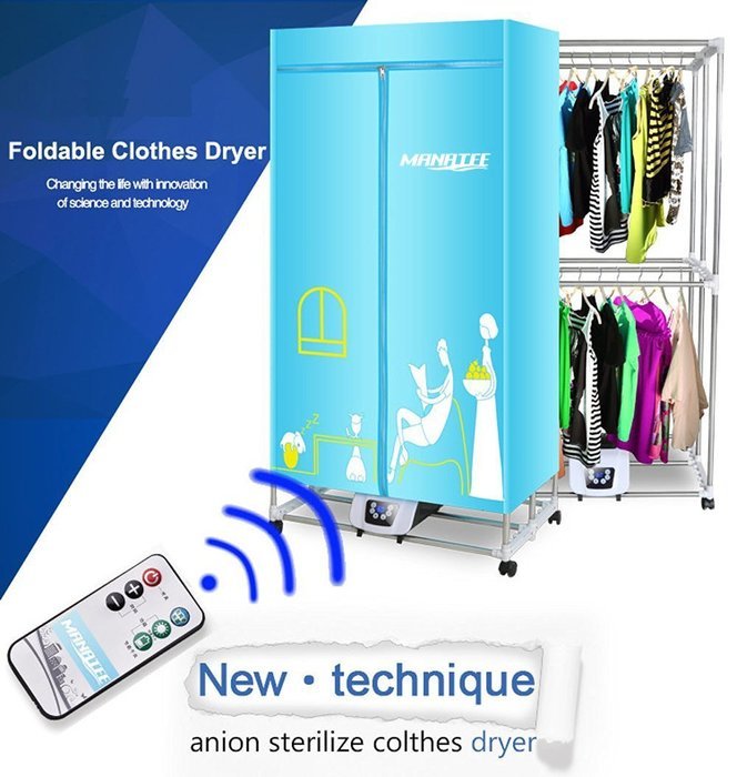 Portable Clothes Dryer Electric Laundry Drying Rack 33 LB Capacity Best Energy Saving Folding Dryer Quick Dry...