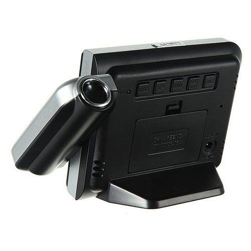 Digital Weather LCD Projection Snooze Alarm Clock Color Display w/ LED Backlight N5