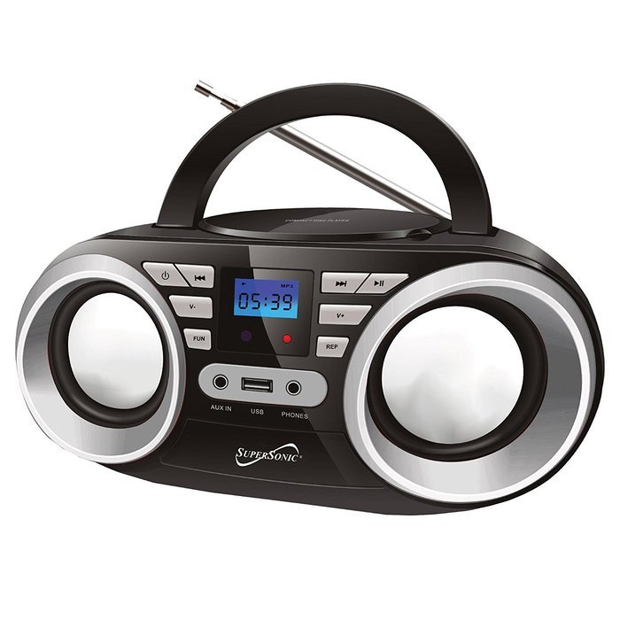 Portable Audio System-Black MP3/CDPlayer N2