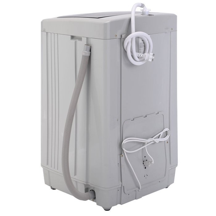 Small Portable Washing Machine Fully Automatic 12 LBS Spin Single Tube Compact N5