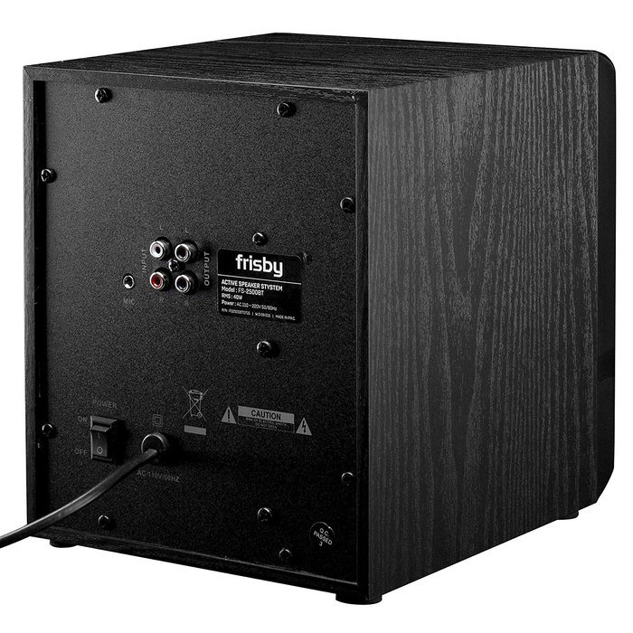 Frisby FS-2500BT Home Audio Bluetooth Wireless Stereo 2.1 Channel Subwoofer Speaker System for PC Laptop Tablet... N8