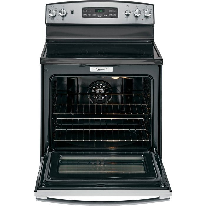 GE JB690SFSS 30" Stainless Steel Electric Smoothtop Range - Convection N6