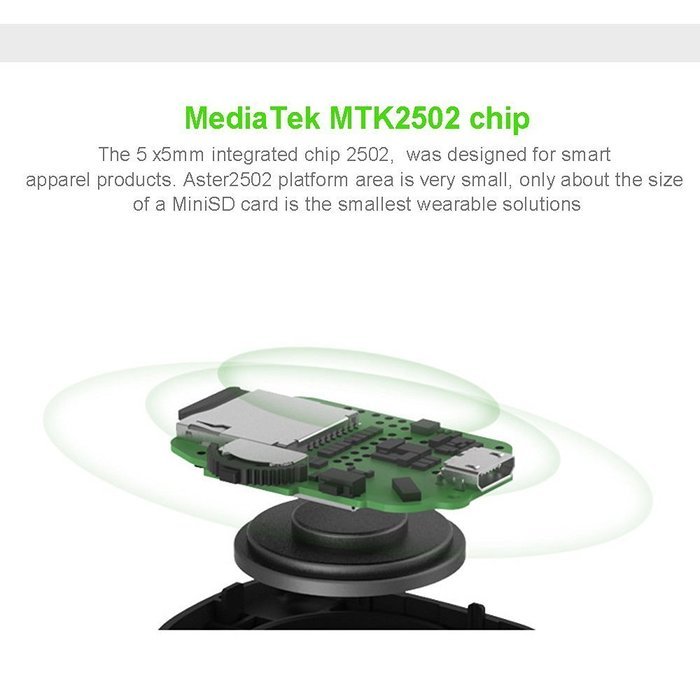 Erasky 26MM HIFI MTK2502 CPU Touch screen A8 intelligent motion pedometer Sport wireless Bluetooth Headset Support... N3