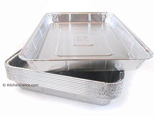 Handi-Foil Aluminum 1/4 Size Sheet Cake Pan, 100 units