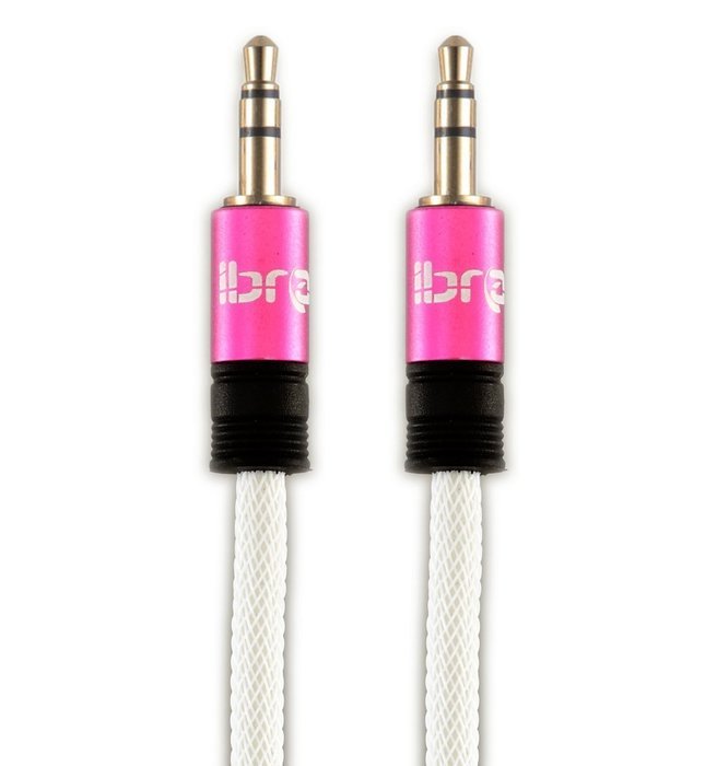 IBRA 3 Feet 3.5mm Auxiliary Audio Jack Cable AUX Cable - Gun N28