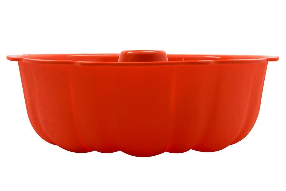 Marathon Housewares KW200012OR Premium Silicone Bundt Pans, Orange N5
