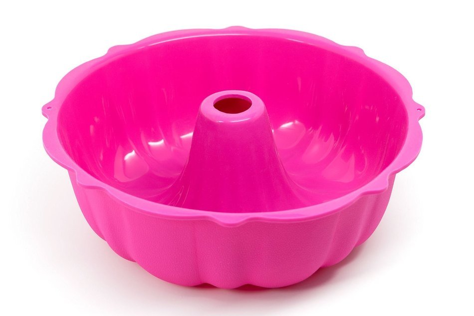 Marathon Housewares KW200012OR Premium Silicone Bundt Pans, Orange N9
