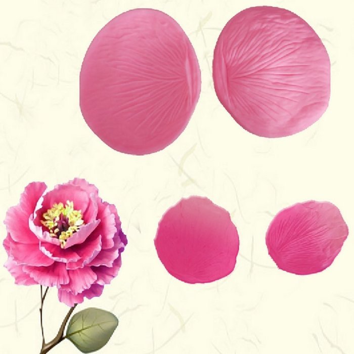 Viris Tote Clay 3D Flower Petal Leaf Silicone Fondant Mould Cake Decor Chocolate Baking N7