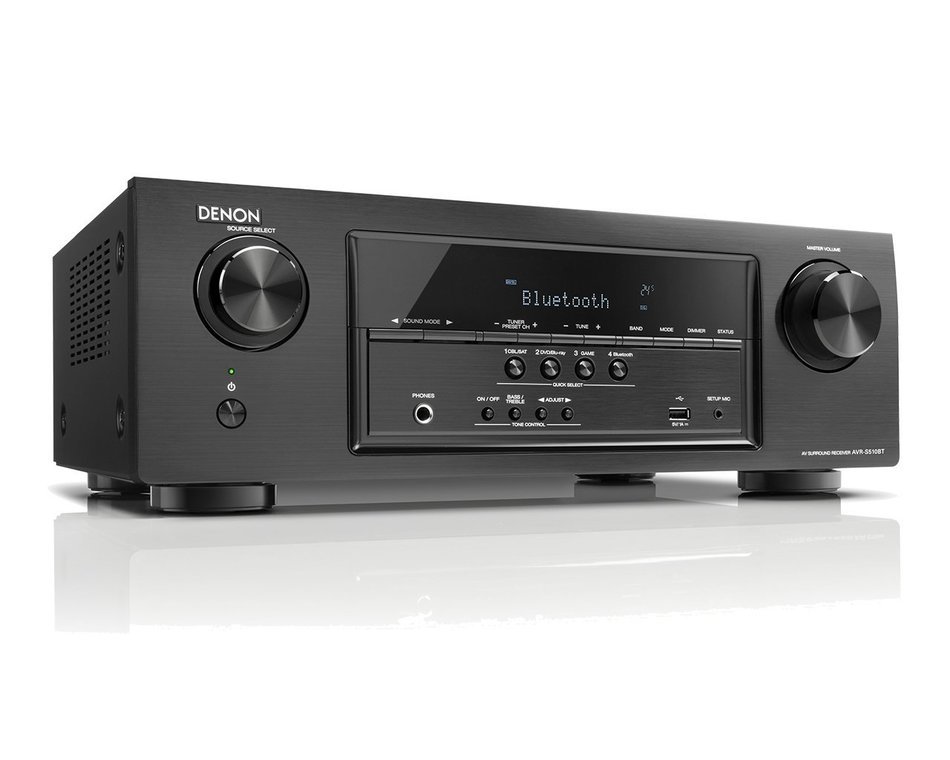 Denon AVR-S510BT 5.2 Channel Full 4K Ultra HD AV Receiver with Bluetooth N10