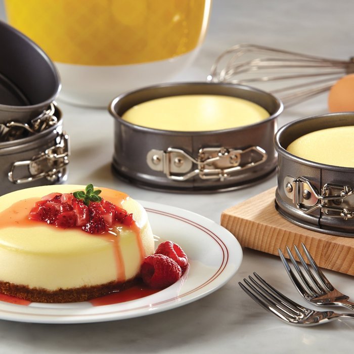 4 Pieces, Nonstick Coating Springform Pan Set in Gray N4