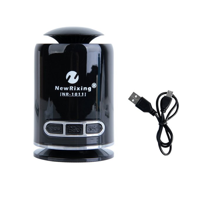 NR-1011 mini bluetooth speaker/TF card/voice call bluetooth speaker -BLACK