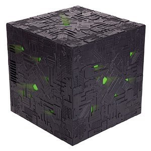 STAR TREK BORG CUBE Light Up Refrigerator, Fridge N2