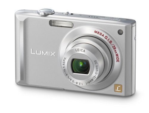 Panasonic Lumix DMC-FX55S 8.1MP Digital Camera with 3.6x Wide Angle MEGA Optical Image Stabilized Zoom (Silver) N6