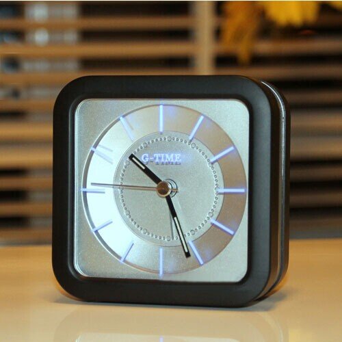 Singeek Led Backlight Digital Snooze Lazy Silent Alarm clock With Creative Nightlight Hand And Fluorescent Scale...