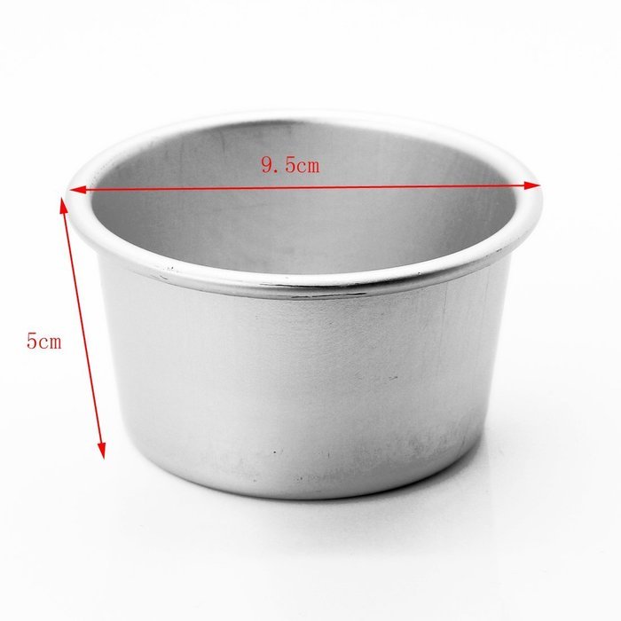 DUFUSTORE 1pcs Aluminium Dariole 57.5cm Pudding Moulds Cupcake Bakeware Kitchen Craft N3