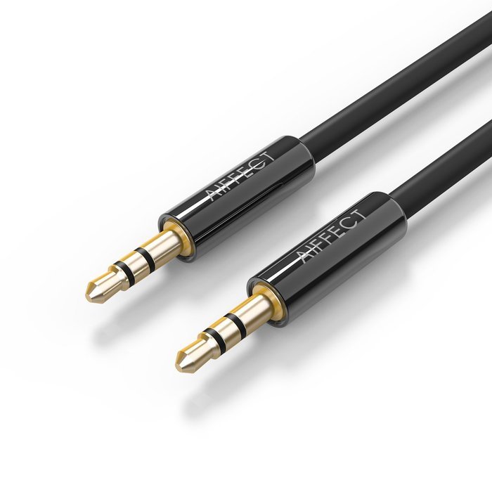 AIFFECT 3.5mm Premium Auxiliary Audio Cable, 3.3 ft Male to Male Aux Cable for Samsung Galaxy, iPhone, iPod, Nexus... N6