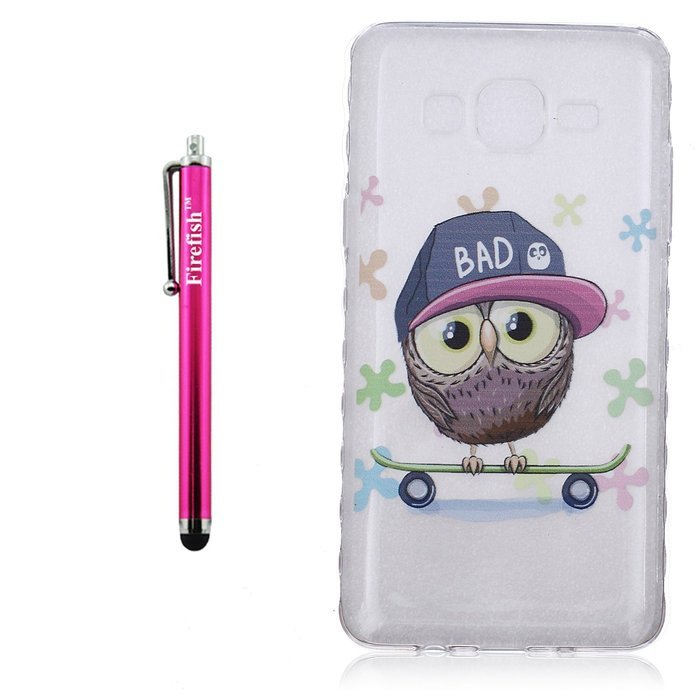 G550 Case, Firefish Colorful Pattern TPU Durable Soft TPU Back [Soft-Flex] [Shock Absorption Technology] Case... N163