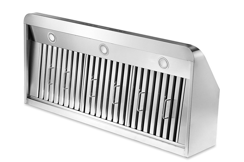 Thorkitchen HRH4801U 48" Under Cabinet Range Hood 900 CFM LED Display Touch Sensor Control, Stainless Steel N5