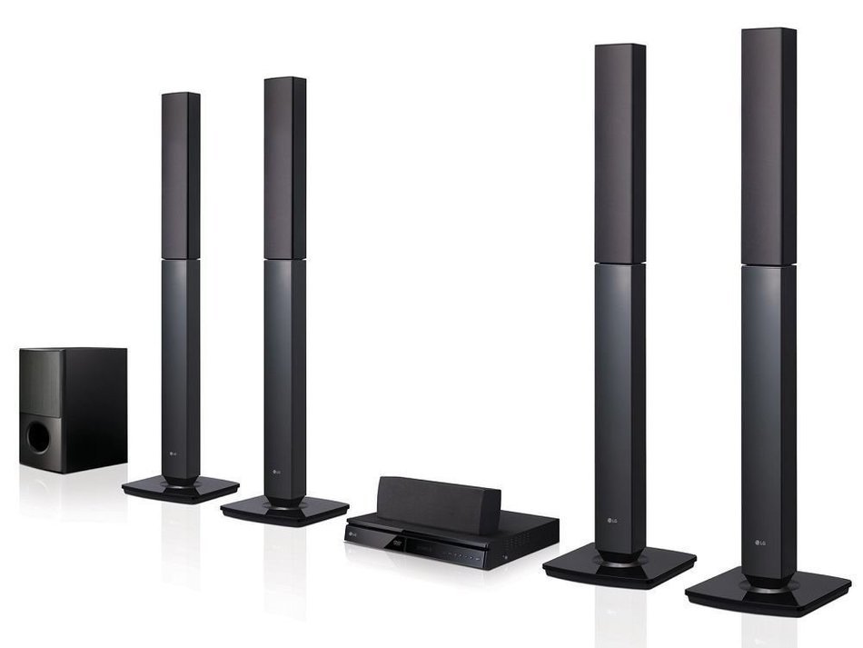 LG LHD655 Bluetooth Multi Region Free 5.1-Channel Home Theater Speaker System w/ Free HDMI Cable, 110-240 Volt...