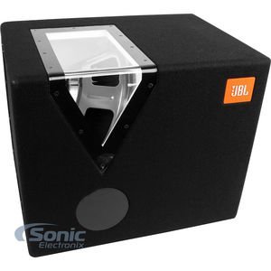 JBL GT-12BP Passive 1200W 12" GT Series 4-Ohm Loaded Ported Bandpass Subwoofer Enclosure with Red LED Illumination N2