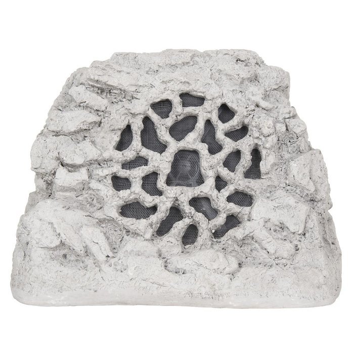 SpeakerCraft Boom Tomb 10" In-Ground Subwoofer with Ruckus 8 One Rock Landscape Speaker - Pair (Granite) N2