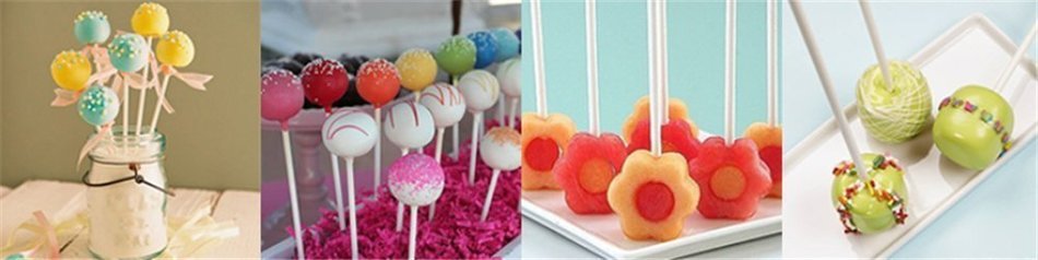 7.9" Environmental Protection Paper Candy Cups Lollipop Stick Solid Chocolate Cake Stick Cotton,50-Pack N3