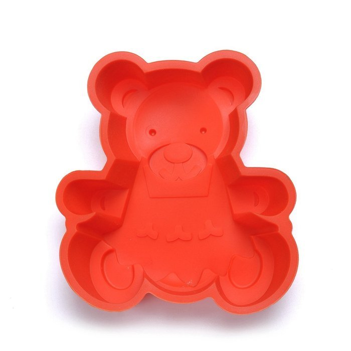 Xinka Novelty Silicone Pastry Mold - Cake Mold - Bear Family Christmas Holiday Silicone Baking Mold Cake Pan Set... N2