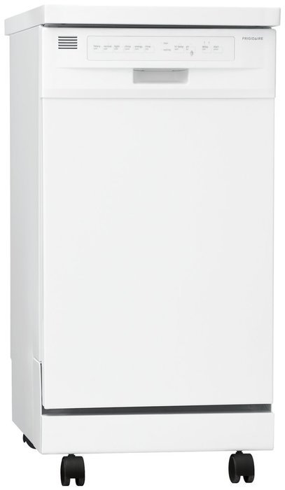Frigidaire FFPD1821MW 1800 21" White Portable Full Console Dishwasher - Energy Star N2