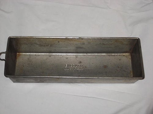 Ekcoloy Silver Beauty Tin Cake Baking Pan / Meat Pate Mold Tureen N2