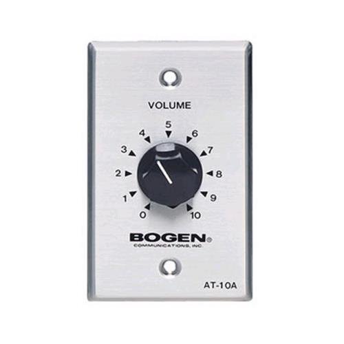 Bogen BG-AT10A Bogen 10 Watt Attenuator - Single Gang White Box